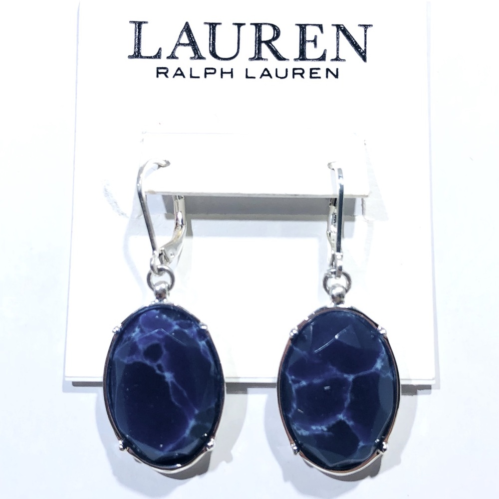 Lauren by Ralph Lauren Blue Stone Earrings